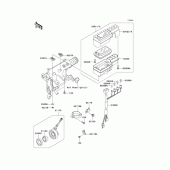 Схема вузла: Meter(s) для Kawasaki KL250 KL250 Super Sherpa