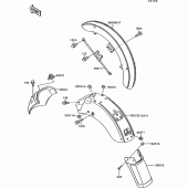 Схема вузла: Крило для Kawasaki VN1500 VN-15
