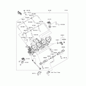 Схема вузла: Throttle(1/2)(ca) для Kawasaki ZX636 Ninja ZX-6R ABS