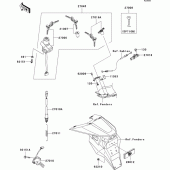 Схема вузла: Ignition switch(a1h/a2h) для Kawasaki ZR1000 Z1000