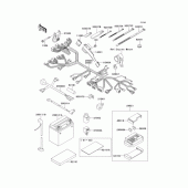 Схема вузла: Електроустаткування для Kawasaki EJ650 W650