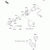 Схема узла: Fuel pump для Kawasaki ZX600 Ninja ZX-6R