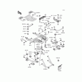 Схема вузла: Accessory(trunk bracket) для Kawasaki ZG1200 Voyager XII