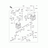 Схема вузла: Карбюратор для Kawasaki ER500 ER-5