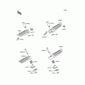 Схема вузла: Підніжки для Kawasaki ZR1100 Zephyr 1100