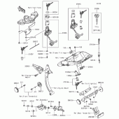 Схема вузла: Ignition Switch/locks/reflectors для Kawasaki ZX1000 Ninja 1000 ABS
