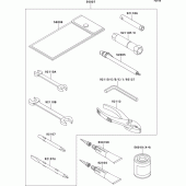 Схема вузла: Owner`s tools для Kawasaki ZX1100 ZZ-R1100