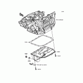 Схема вузла: Oil Pan для Kawasaki ZX1000 Ninja H2