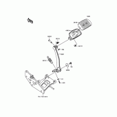 Схема вузла: Педаль гальма/Torque Link для Kawasaki VN1700 Vulcan 1700 Voyager Custom ABS