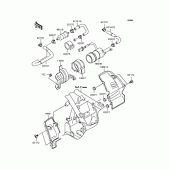 Схема вузла: Паливний насос для Kawasaki VN250 Eliminator 250V
