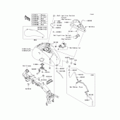 Схема вузла: Fuel tank(1/2) для Kawasaki VN2000 VN2000 Classic