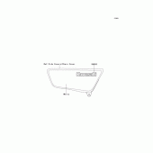 Схема вузла: Наклейки (Білий; KBF) для Kawasaki BJ250 250TR