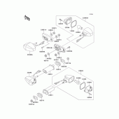 Схема вузла: Поворотники для Kawasaki EX250 GPX250R