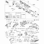 Схема узла: Chassis electrical equipment(jbf) для Kawasaki ZX1000 Ninja ZX-10R