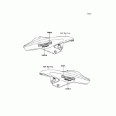 Схема вузла: Decals(Black) для Kawasaki KLE650 Versys 650