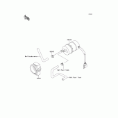 Схема узла: Топливный насос для Kawasaki ZG1200 Voyager XII