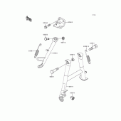 Схема вузла: Stand(s) для Kawasaki EX250 Ninja 250