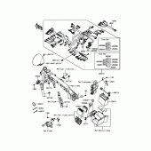 Схема вузла: Електроустаткування для Kawasaki VN1700 Vulcan 1700 Nomad ABS