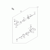 Схема вузла: Аксесуар( 엔진 gard) для Kawasaki EX250 Ninja 250