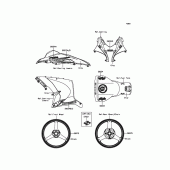 Схема вузла: Decals(Gray) для Kawasaki ZX1000 Ninja ZX-10R
