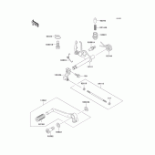 Схема узла: Переключатель передач для Kawasaki ZR750 Zephyr