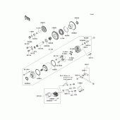 Схема узла: Starter motor для Kawasaki ZX1000 Ninja ZX-10R ABS