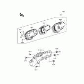 Схема вузла: Meter(s) для Kawasaki ZX636 Ninja ZX-6R 30th Anniversary Edition
