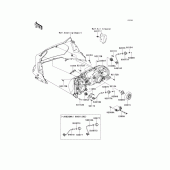 Схема вузла: Headlight(s) для Kawasaki ZG1400 Concours 14 ABS