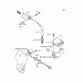 Схема вузла: Котушка запалювання для Kawasaki BJ250 250TR
