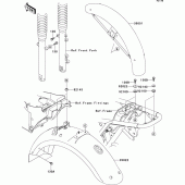 Схема вузла: Крило для Kawasaki EJ650 W650