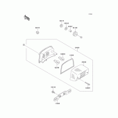 Схема узла: Taillight(s) для Kawasaki KL650 KLR650