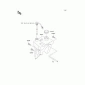 Схема вузла: Oil tank для Kawasaki KMX125