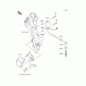 Схема узла: Система зажигания для Kawasaki KLX140 KLX140