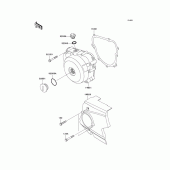 Схема узла: Левая капот для Kawasaki BR125 Bajaj Wind