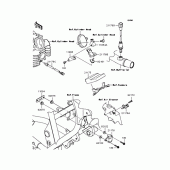 Схема вузла: Fuel injection для Kawasaki BJ250 Estrella