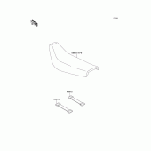 Схема узла: Сиденье для Kawasaki KMX125