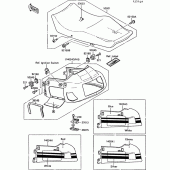 Схема узла: Сиденье (zx1000-b2) для Kawasaki ZX1000 ZX-10