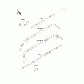 Схема узла: Тросики для Kawasaki EJ650 W650