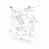 Схема вузла: Вихлопна система для Kawasaki KX100