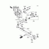 Схема вузла: Перемикач передач для Kawasaki KLE650 Versys 650