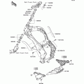 Схема узла: Рама для Kawasaki ZR1000 Z1000