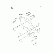 Схема узла: Frame fitting для Kawasaki ZX750 Ninja ZX-7