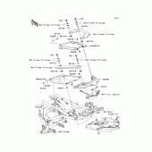 Схема узла: Боковой обтекатель для Kawasaki KLE650 Versys 650 ABS