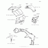 Схема вузла: Decals(Green)(Mef) для Kawasaki ZX1000 Ninja 1000 ABS