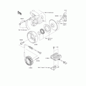 Схема вузла: Генератор для Kawasaki BJ250 250TR