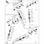 Схема вузла: Клапан для Kawasaki VN1500 VN1500 Classic