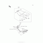 Схема вузла: Сидіння для Kawasaki AX125 Fury 125R