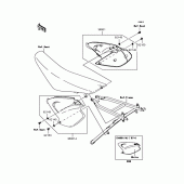Схема вузла: Side covers для Kawasaki KX125