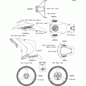 Схема узла: Decals(ebony)(jdf) для Kawasaki ZX1000 Ninja ZX-10R