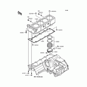 Схема вузла: Циліндр & Поршень для Kawasaki ZR1200 ZRX1200R